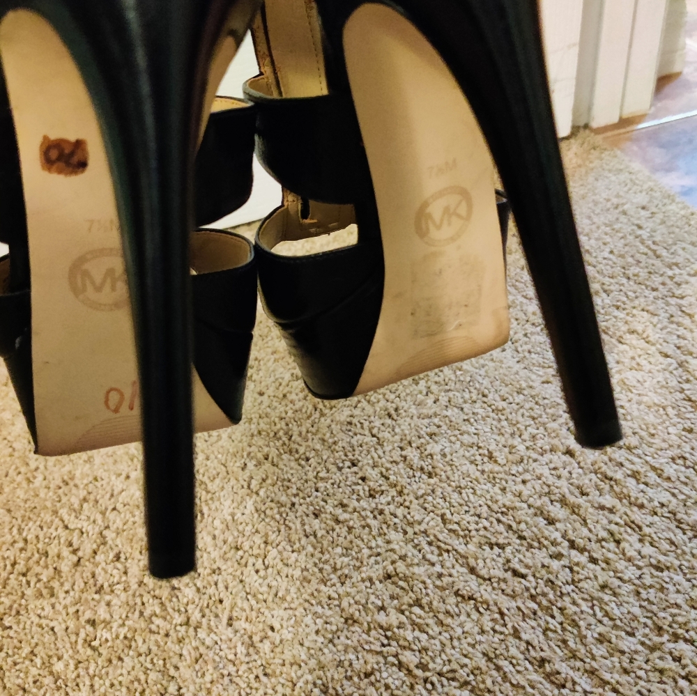 Michael Kors caged zippered Stilletto platforms Sold - Picture 9 of 16